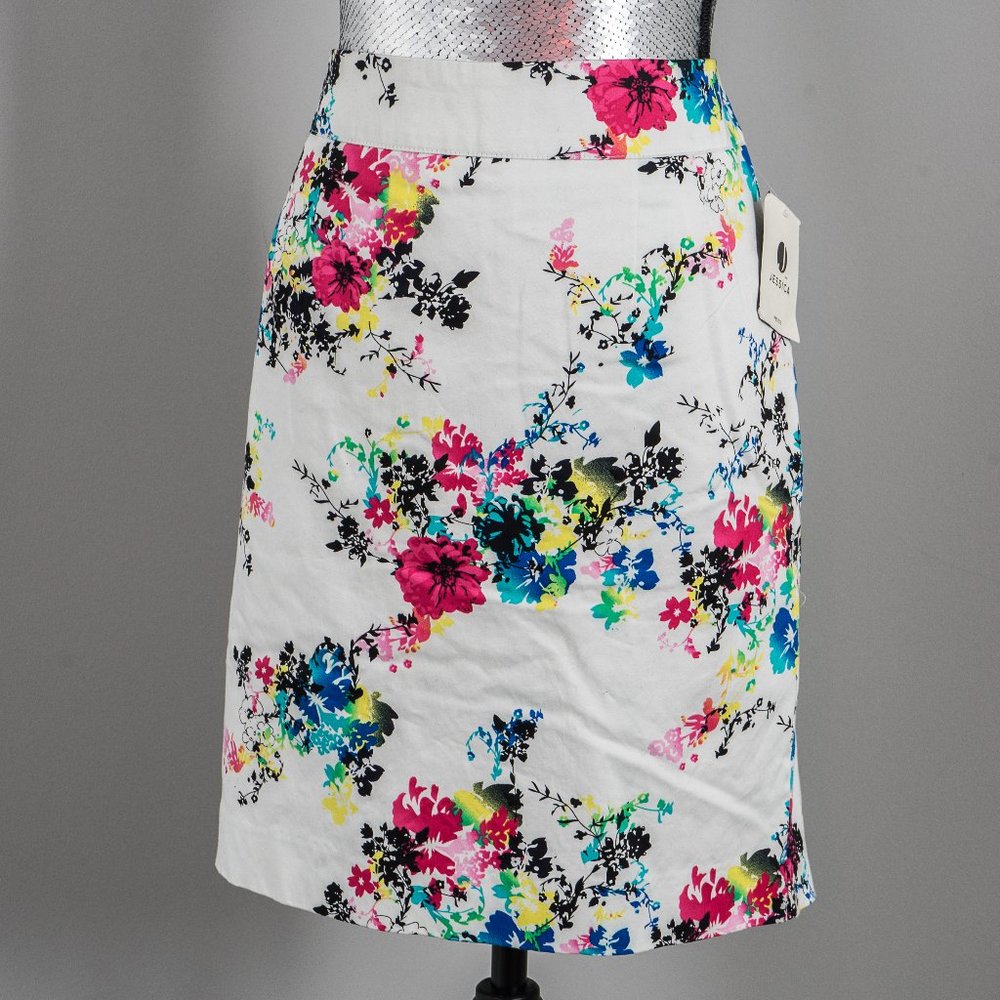 NWT ⭐️ Host Pick⭐️summer floral pencil skirt - sz 10P - Picture 1 of 3